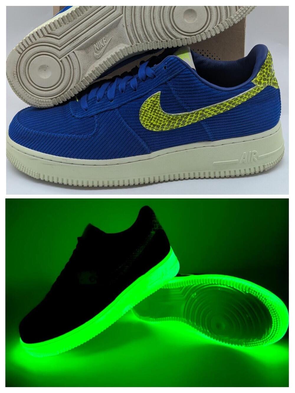 Nike Air Force 1 Olivia Kim No Cover Glow Blue CK3314-400 Womens 11.5 / Mens 10